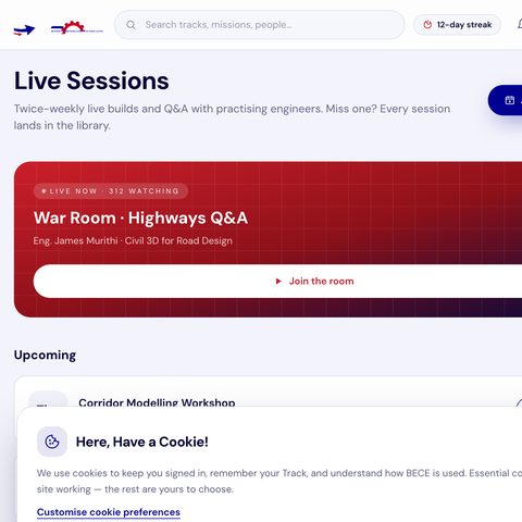 Live Session — inside BECE ZidiHub